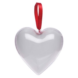 Baker Ross Heart Photo Charms (Pack of 4) - For Children to Design, Decorate and Give as a Gift for Valentine's Day and Mother's Day