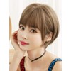 Full Wig, Short Bangs, 3D, Gradation, Hair Arrangement, Collar, Volume,
