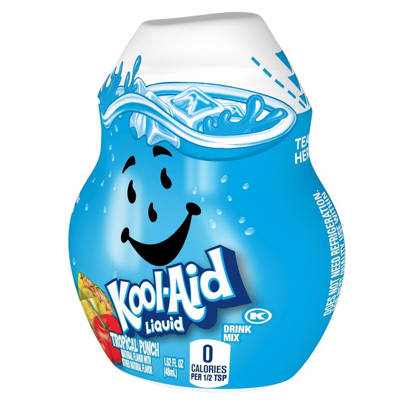 Kool-Aid Liquid, Water Flavoring Enhancer, Tropical Punch, 1.62oz Container (Pack