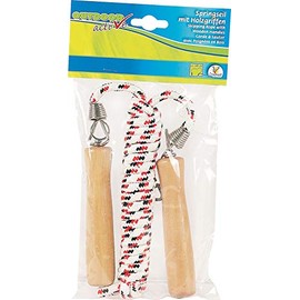 Outdoor Active Skipping Rope with Wooden Handles, Length 280 cm