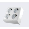Surface-mounted Sockets Schucko Sockets 2-way, 3-way or 4-way