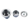 Miseno MNOSTR61 Universal Kitchen Sink Drain with Removable Colander Strainer