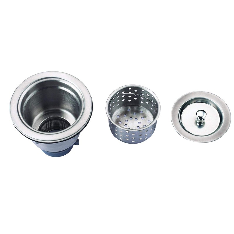 Miseno MNOSTR61 Universal Kitchen Sink Drain with Removable Colander Strainer