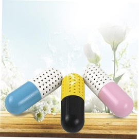 Healvian 3pcs Capsule-shaped Sweat Drying Agent for Sneakers Sports Shoes Odor Breathable Material Travel-friendly Shoe Deodorizer Home Closet Freshener