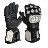 NORMAN Stainless Steel 100% Genuine Leather Motorcycle Waterproof Gloves -
