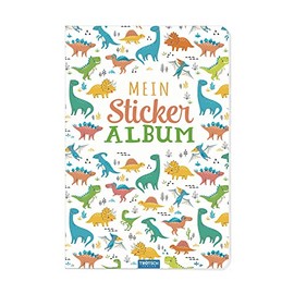 Trötsch Mein Stickeralbum Dino Stickerbuch: Album zum Sammeln (Stickeralben: zum Sammeln von Stickern)