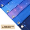 RosieLily Funny Kids Cat Beach Shower Curtains Set with 12