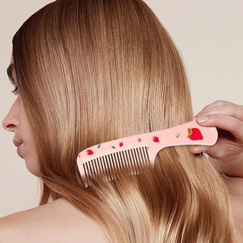 4pc Stylish Finetooth & Rattail Combs ，tail comb，rat tail comb，for