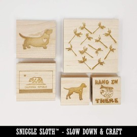 String of Christmas Lights Border Square Rubber Stamp for Stamping Crafting - 1.75in Medium
