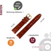 MARBURGER Watch Strap 18 mm Leather Crocodile (Caiman) Embossing with