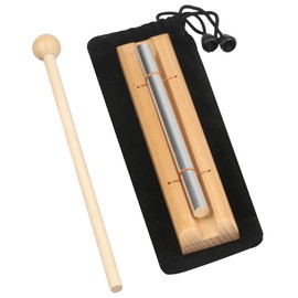 ROSEMO Chime Gong Glockenspiel Wooden Chime Drum Percussion Instruments with Individual Tone Energy Chime with Bag Wooden Mallet Tonewoods for Musical Early Education Yoga Meditation
