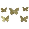 Butterfly Wall Decor Rustic Gold Wall Hangings Resin Butterflies Wall