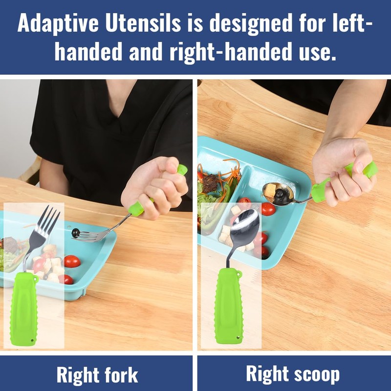 Adaptive Utensils, Weight Utensils for Tremors and Parkinson Patients, Utensil