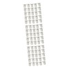SAFIGLE 75pcs Metal Pacifier Clips for Silver Suspender Holders for