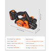VEVOR Cordless Handheld Planer, 3-1/4 in Max Planing Width, Electric