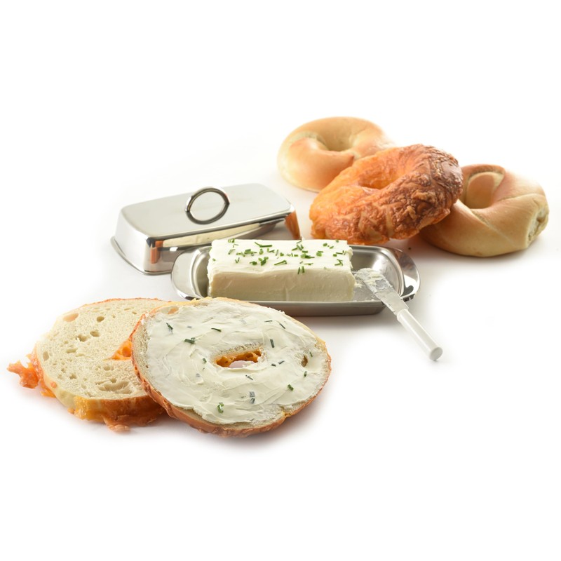 Norpro Stainless Steel Double Covered Butter Dish
