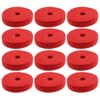 LT Easiyl 12pcs Wool Cymbal Felts 40mm Jazz Drum Felt