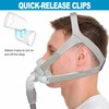 Replacement Kit Compatible with Airfit F30, Includes Adjsutable F30 Headgear,