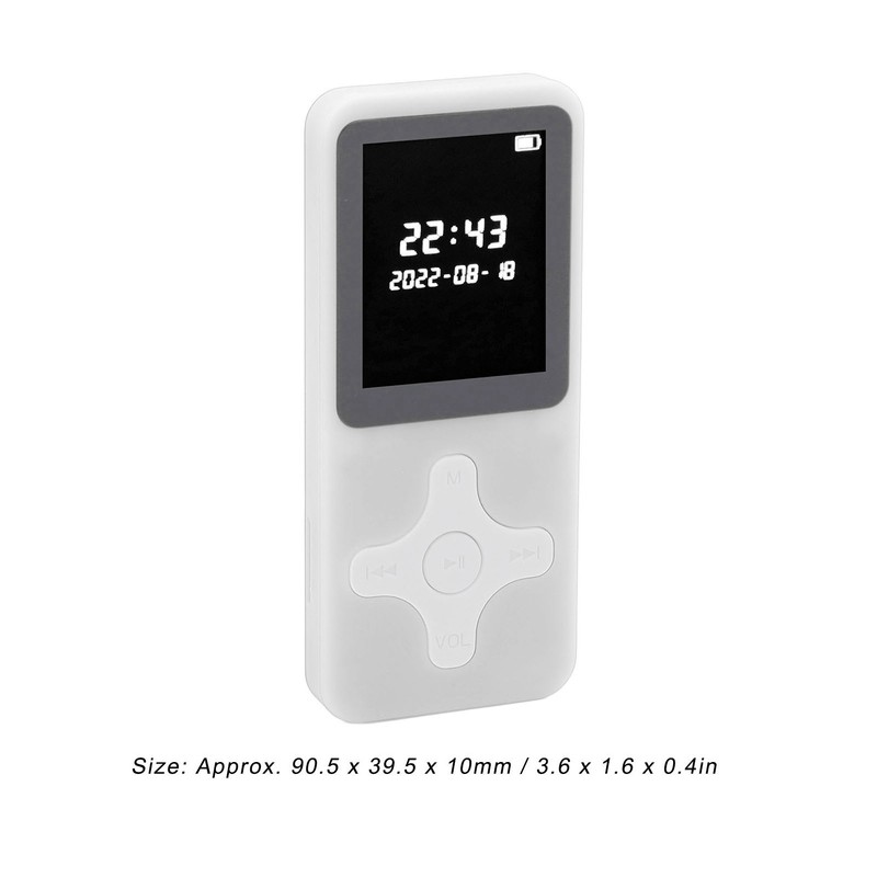 MP3 Player Bluetooth 5.0 1.77in LCD Screen Portable HiFi Music