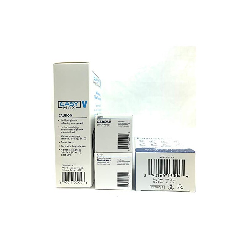 EasyMax V Meter with 100 EasyMax Strips and 100 Easy