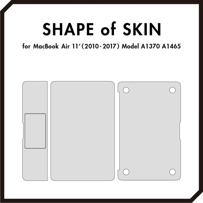 wraplus Skin Seal Compatible with MacBook Air 11 inch 2015