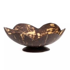 Unbranded Vintage Heart, Flower, Leaf Shape Decor Storage Coconut Tray - Set of 3 - NEW