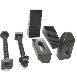 Buyohlic Clamp Kit For Rotary Tables, Milling Tables, Face Plates & Vertical Slide (M6 Clamp Kit)