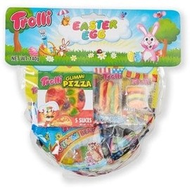 Trolli Easter Egg Shape Stocking With Assorted Lollies – 140g