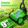 Small Electric Lawn Mower, Mini Cordless Lawn Mower with 2x4.0Ah