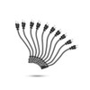 KMC Power Extension Cord 10-Pack, Outlet Saver, 16AWG 3 Prong,