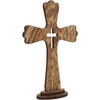 Catholic Wooden Cross Set for Table Decor, Rustic Wall Art
