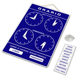 Adjustable Hour Display for Shops, Laboratories, Bars, Gold
