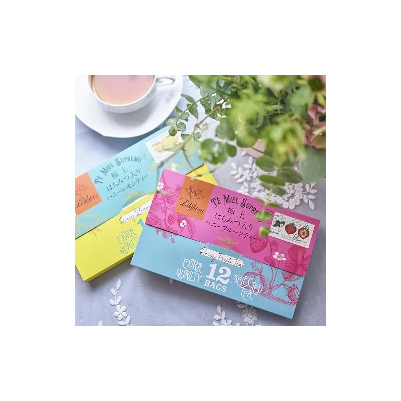 Lakshimi Te' Miel SUPREMO Supreme Honey Tea Honey Lemon Tea,