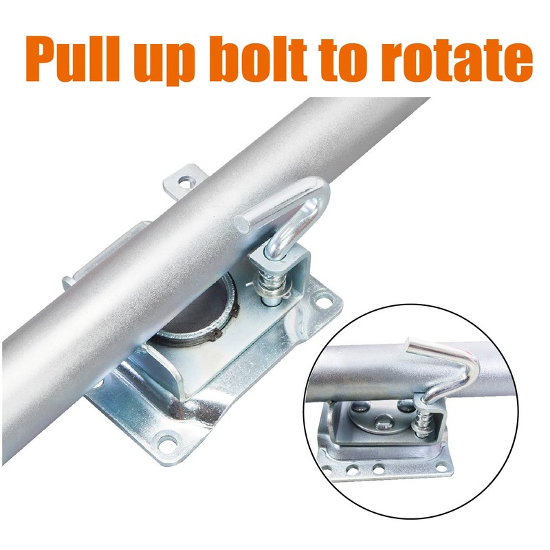 Big RED Boat Trailer Jack with 6-Inch Single Wheel,1000 Lbs