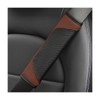 AUCELI 2PCS Car Seat Belt Cover, Carbon Fiber Seatbelt Shoulder