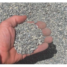 MIGHTY109 Granite Pea Gravel, 40 LBS, Crushed Decorative Granite.
