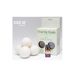 Fog Dryer Balls Laundry Reusable - Wool Dryer Balls Essential Oil - M Dryer Balls – Lavender - Dryer Balls Scented - Dryer Balls Laundry Anti Static – Wool Softener – Dryer Balls.