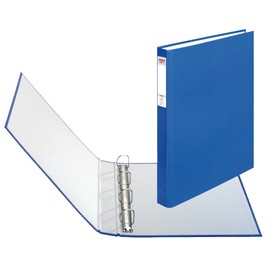 Herlitz max. file Protect A4 Ring Binder 4-Ring Mechanism 25 mm Filling Height – Blue 1 Piece blue