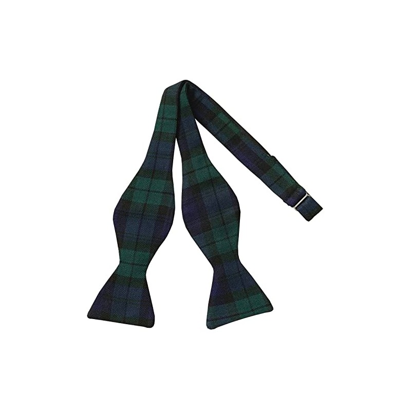 Men's Black Watch Tartan Self-Tie Bow Tie
