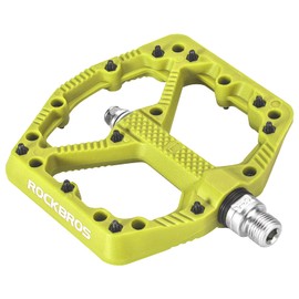 ROCKBROS Mountain Bike Pedals Flat MTB Pedals Nylon Fiber Bicycle Platform Pedals for Road Mountain BMX MTB Bikes