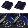 Cehuoca 2Pcs fit Jagvar Logo LED Projector Car Door Step