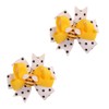 BOENBE LOVED Cute Bows for Girls:Yellow Bee Hair Accessories,Bee Hair