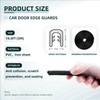 16.5FT(5M) U Shape Car Door Edge Guards Black Compatible with