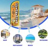 Coffee Breakfast Feather Flag for Business Advertising 6 FT Swooper