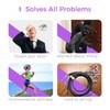 Refoss Wireless Garage Door Keypad Purple Learn Button, 315MHz Chamberlain/LiftMaster/Craftsman,