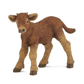 PAPO FARMYARD FRIENDS Tiere Figurine, 51132 Limousine Calf, Multicolour