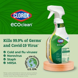 Clorox CloroxPro EcoClean Disinfecting Cleaner Refill, 128 Fluid Ounces