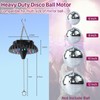 Disco Ball Motor Rotating with Light: Rechargeable Disco Ball Spinner