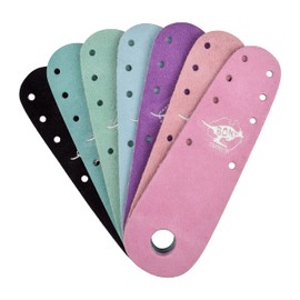 Bont Roller Skates - New 100% Australian Suede Flat Toe Guard Protectors - Roller Skate Derby Figure - Pair - Cherry Blossom Pink Suede