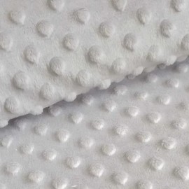 PINaPIN Fabrics sold by the metre, children's fabric, minky fleece, metre, for sewing, children's pillows, pillowcases, baby blankets, sleeping bags, toys, polyester, 100 x 160 cm (light grey)